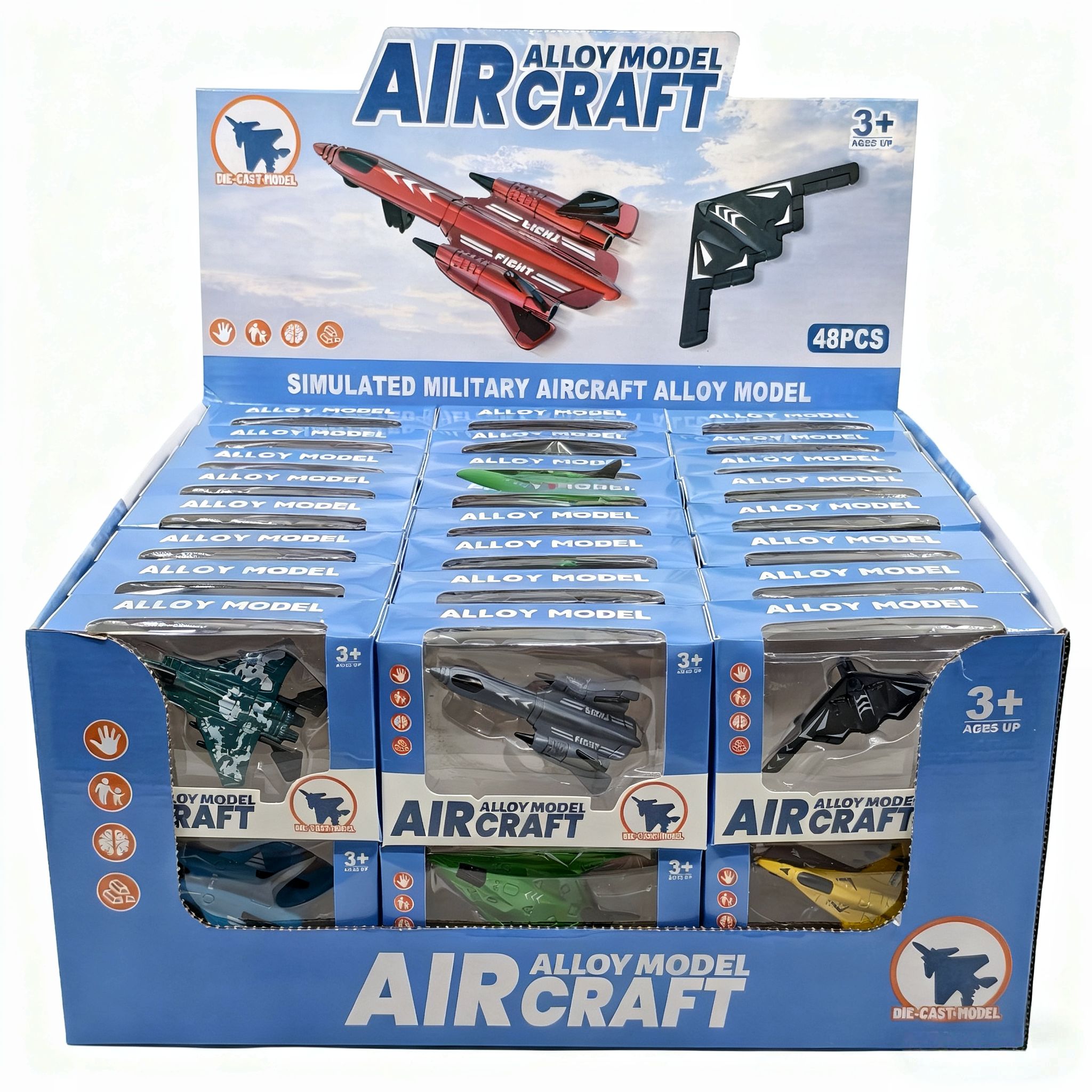 Slide Diecast military aircraft (matte) 8