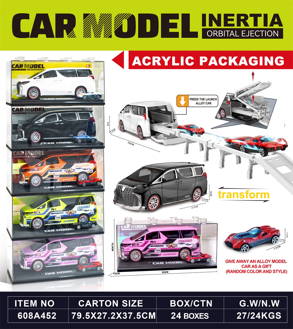 Alpha Track Launcher Inertia Model Car + 1 Alloy Slider