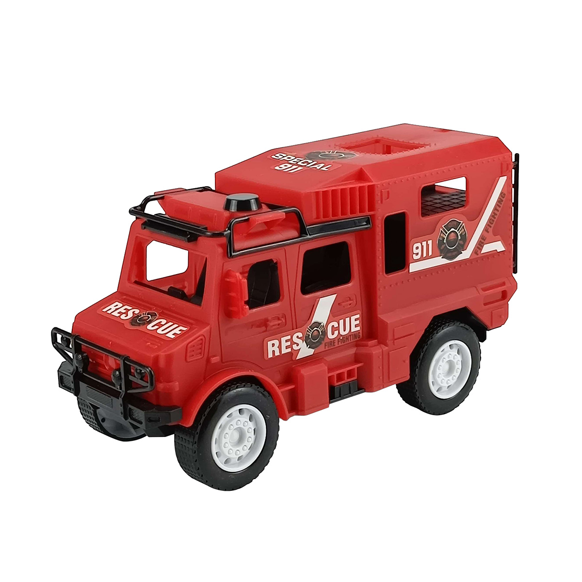 Inertia Toy Inertia Car Off-Road Fire Truck Inertia Simulation Model Car for Kids