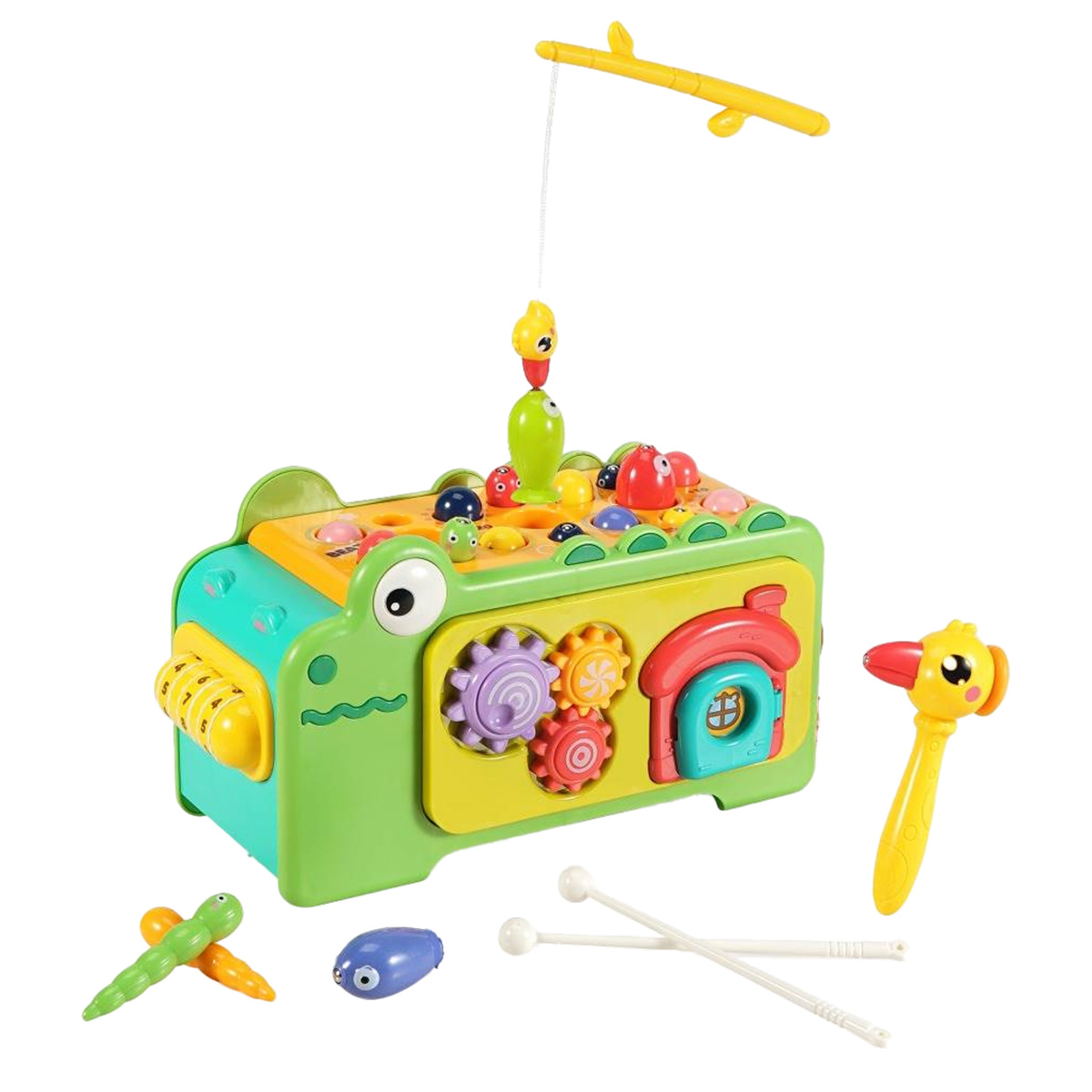 Animal and Plant Toys Marine Animals Crocodile Multi-functional Xylophone