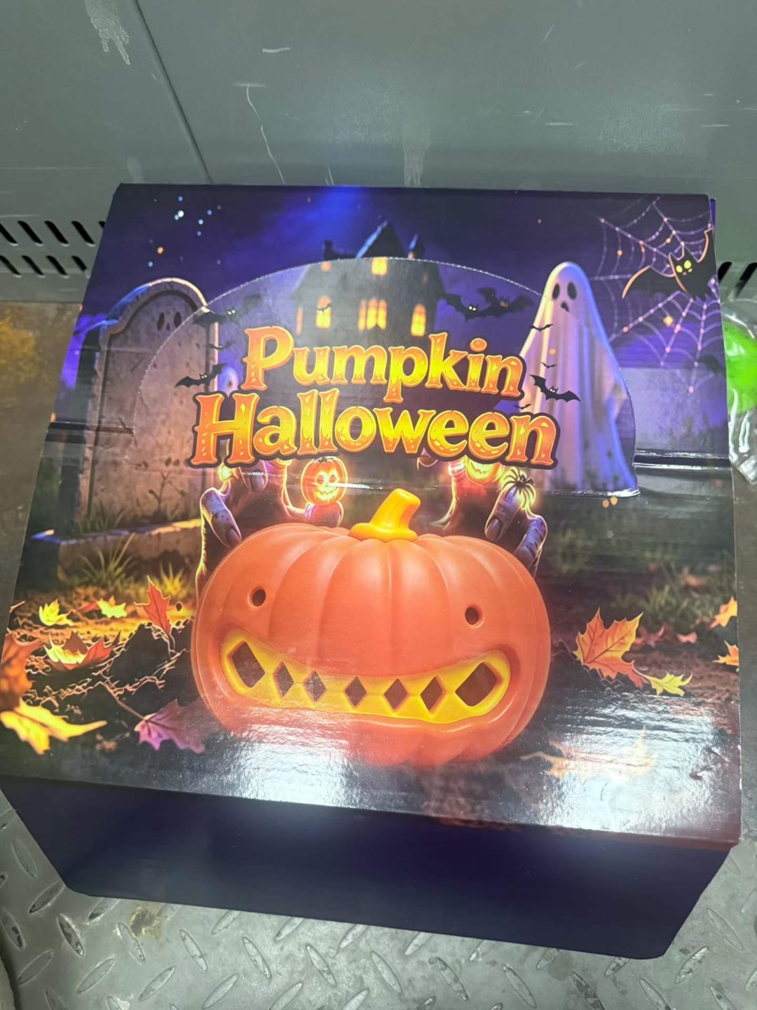 Cross-border Halloween Pumpkin Squishy Slow Rising Stress Relief Prank Toy