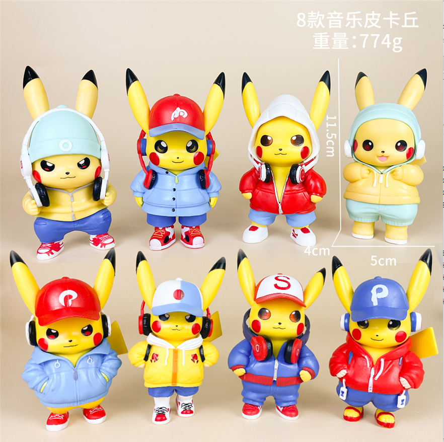 Pikachu Pet Spirit Figure Music Pikachu 8 Styles