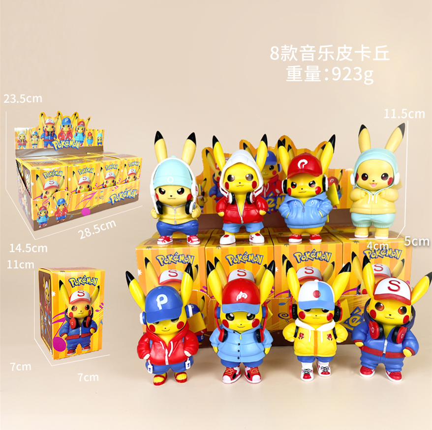 Pikachu Pet Spirit Figure Music Pikachu 8 Styles
