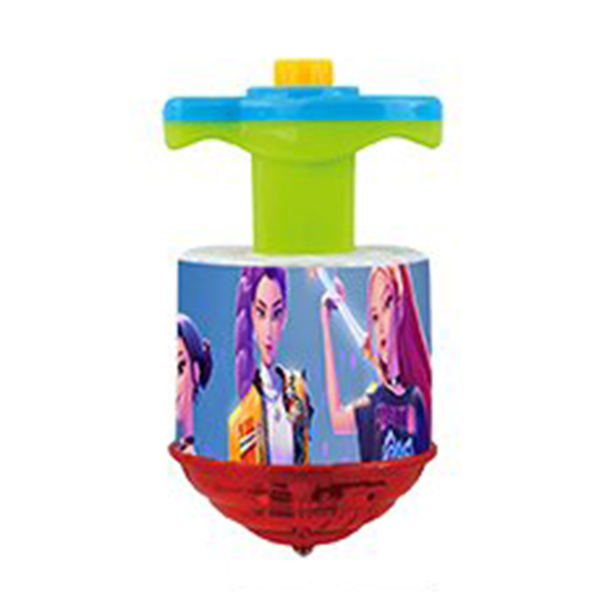 Novelty Toy Spinning Top - Witch Hunt Sticker Pattern Flash Music Top