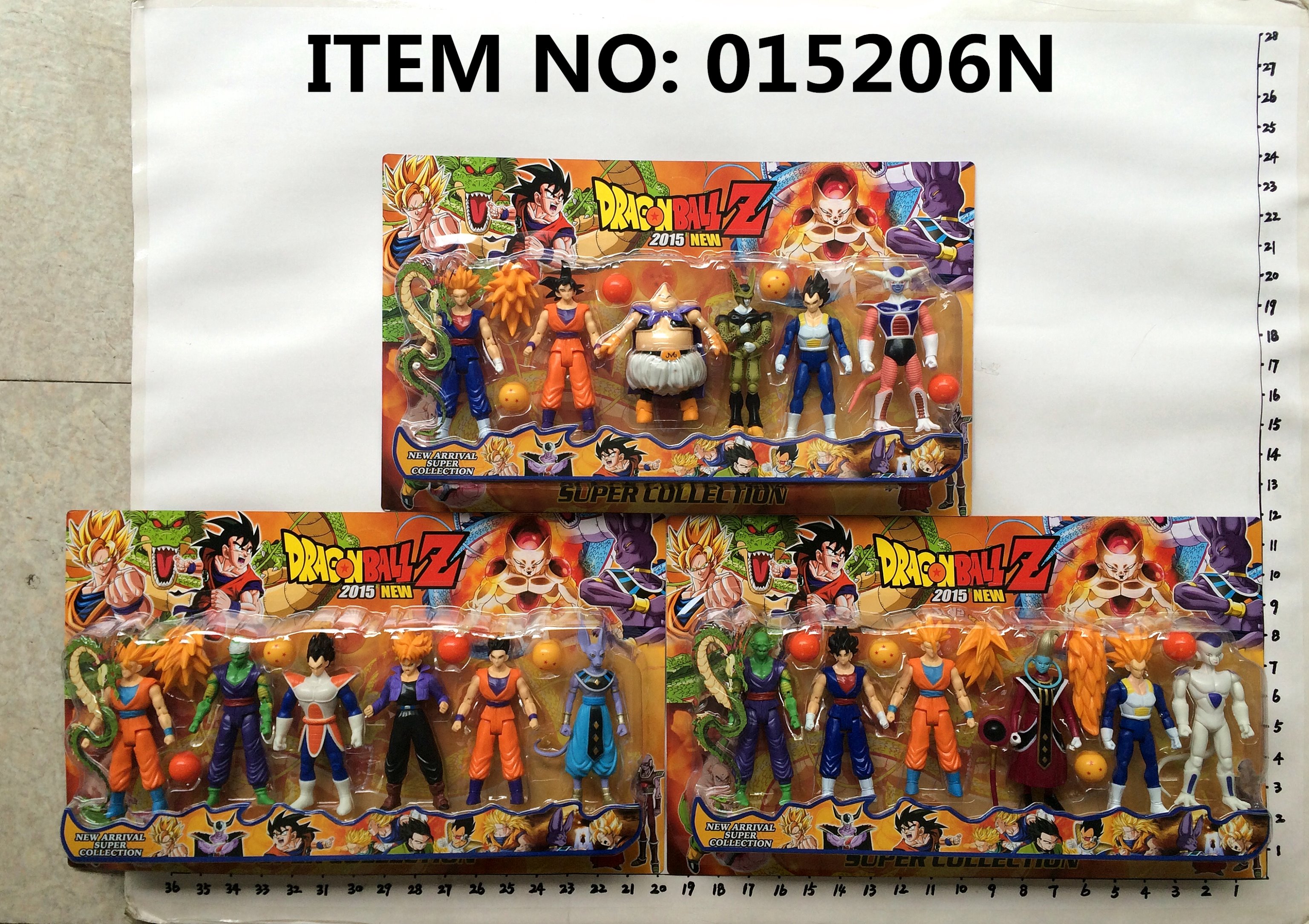5.75" Dragon Ball 6-Pack Carded (with Ball) - 3 Styles