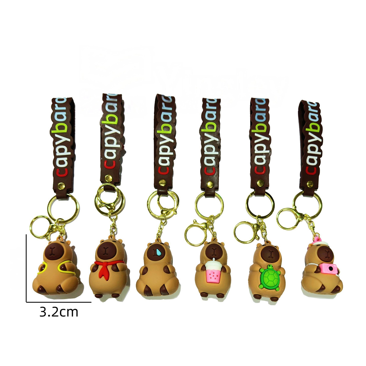 Gift/Premium Keychain Capybara Extra Large Plush Pendant OPP Bag Detachable