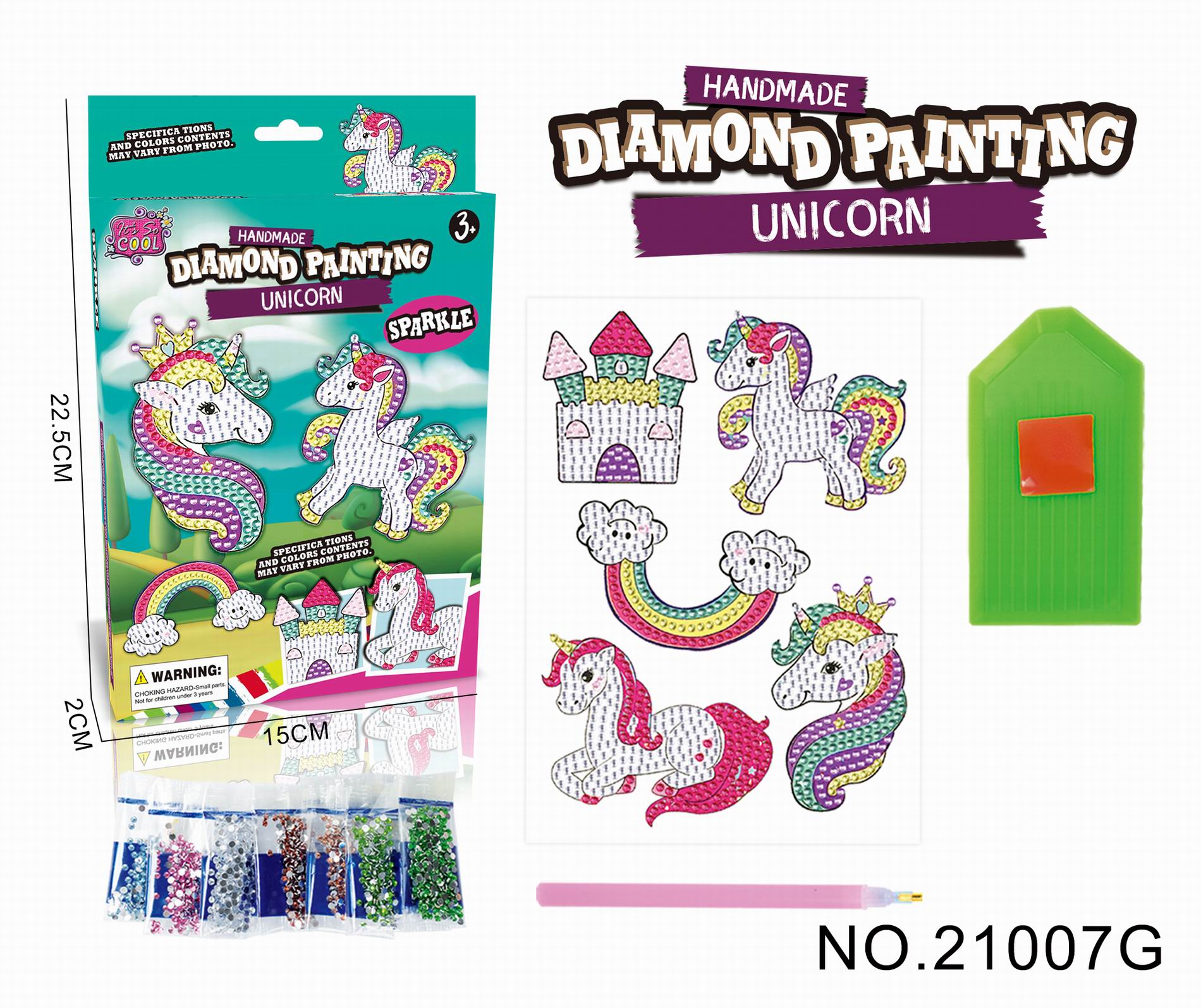 Unicorn Diamond Stickers