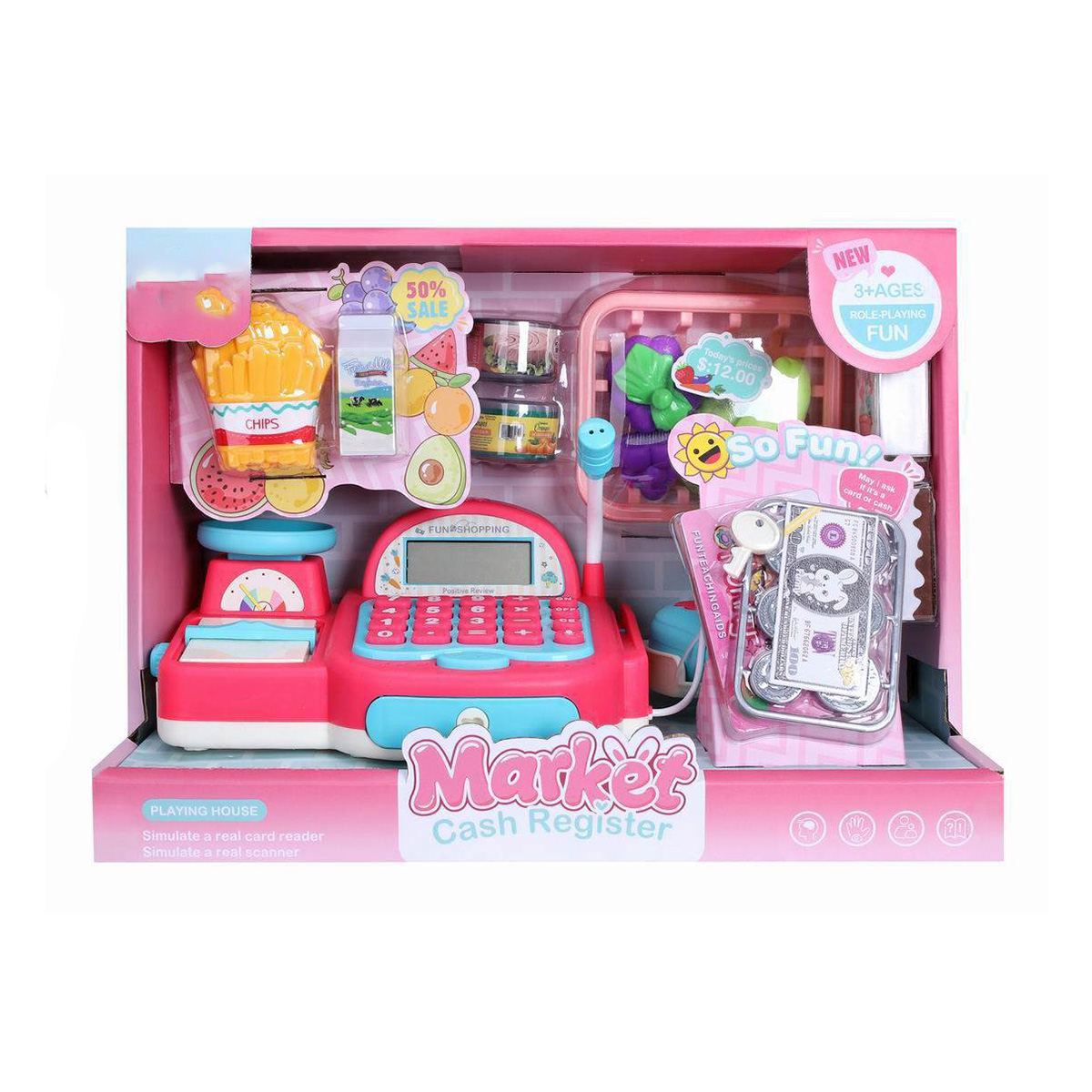 Play House Toys Storage Series Cash Register