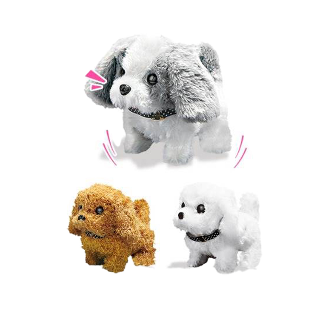 Doll Toy, Cloth Doll, Cute Pet Capsule (Golden Retriever, Teddy, Husky), Plush Dog, Electric Dog, Electric Plush Pet Dog, Plush Animal, Role-Playing Toy