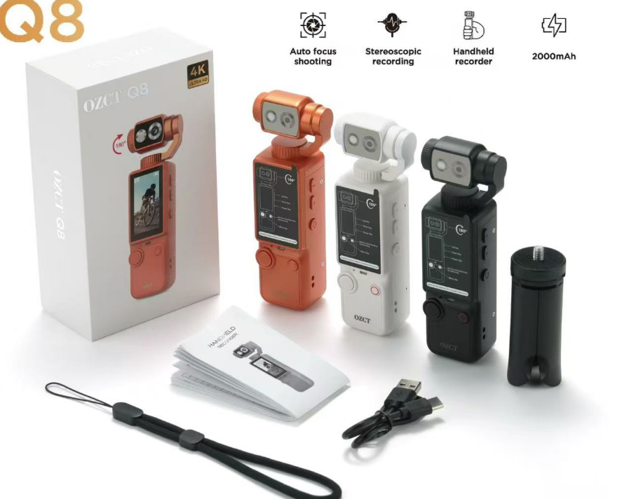 Handheld Sports Camera with HD Resolution and 32G Card