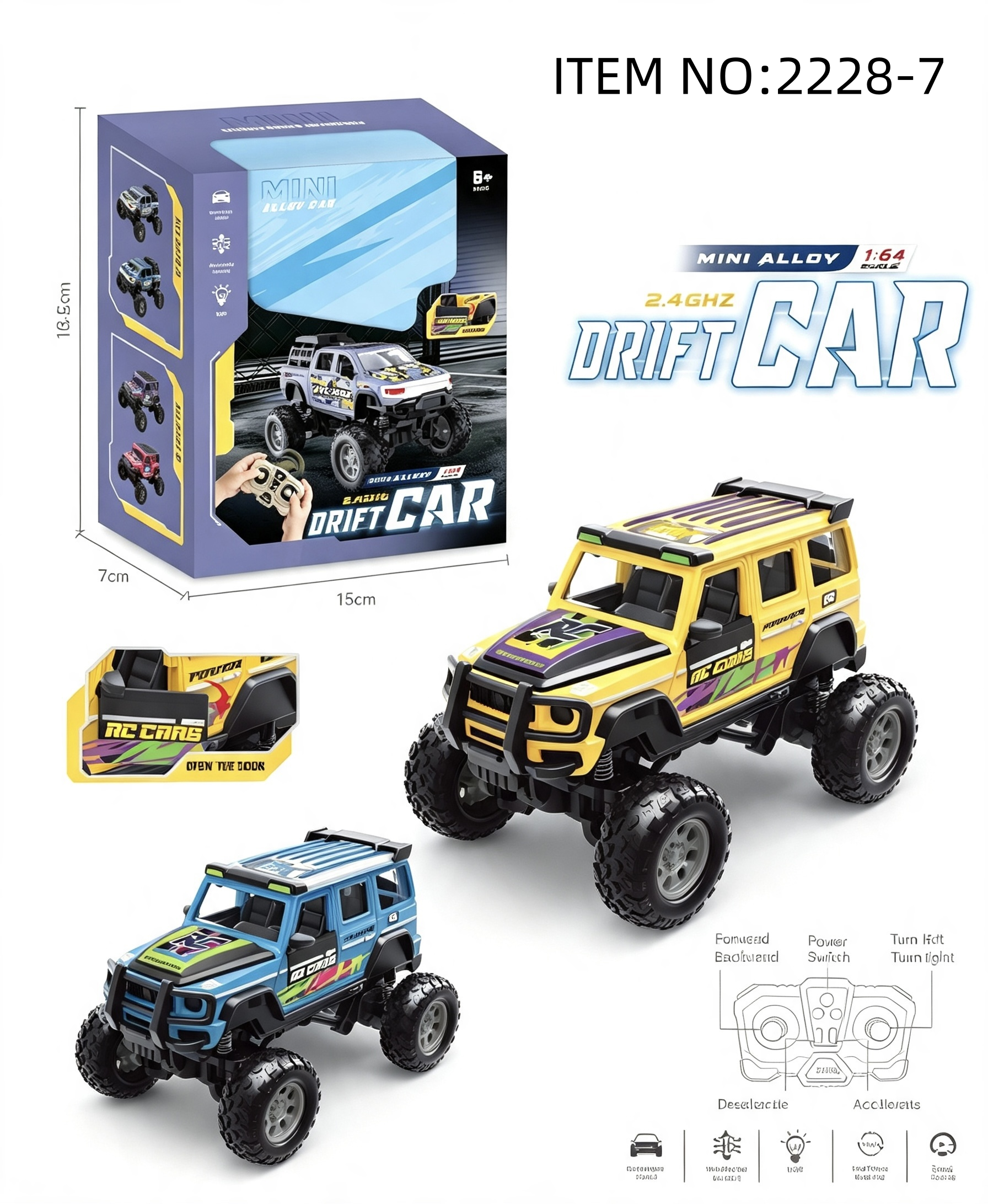 1:64 Scale Alloy Remote Control G-Class (Simulation)
