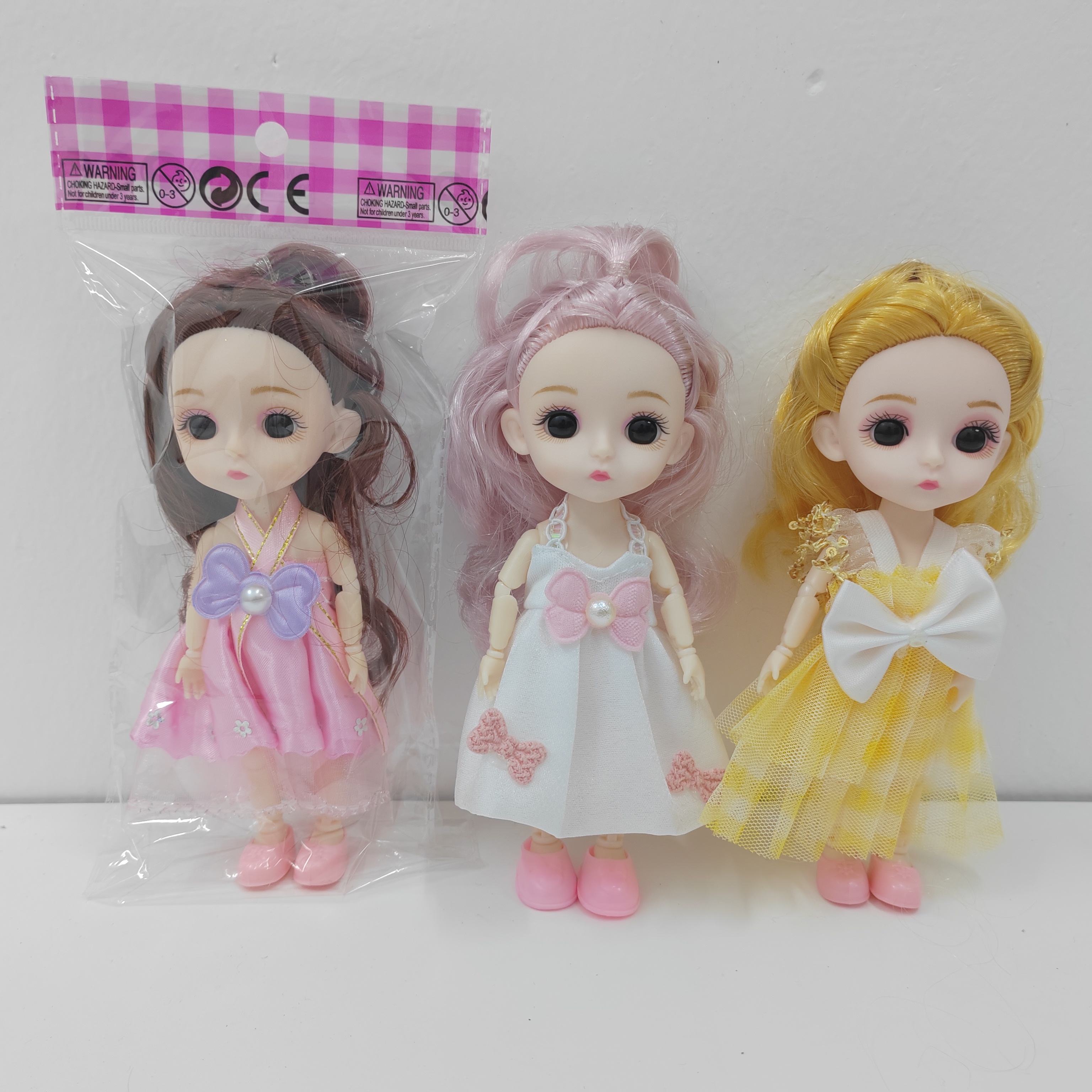 6-inch Multi-Jointed Doll Clothes Assortment