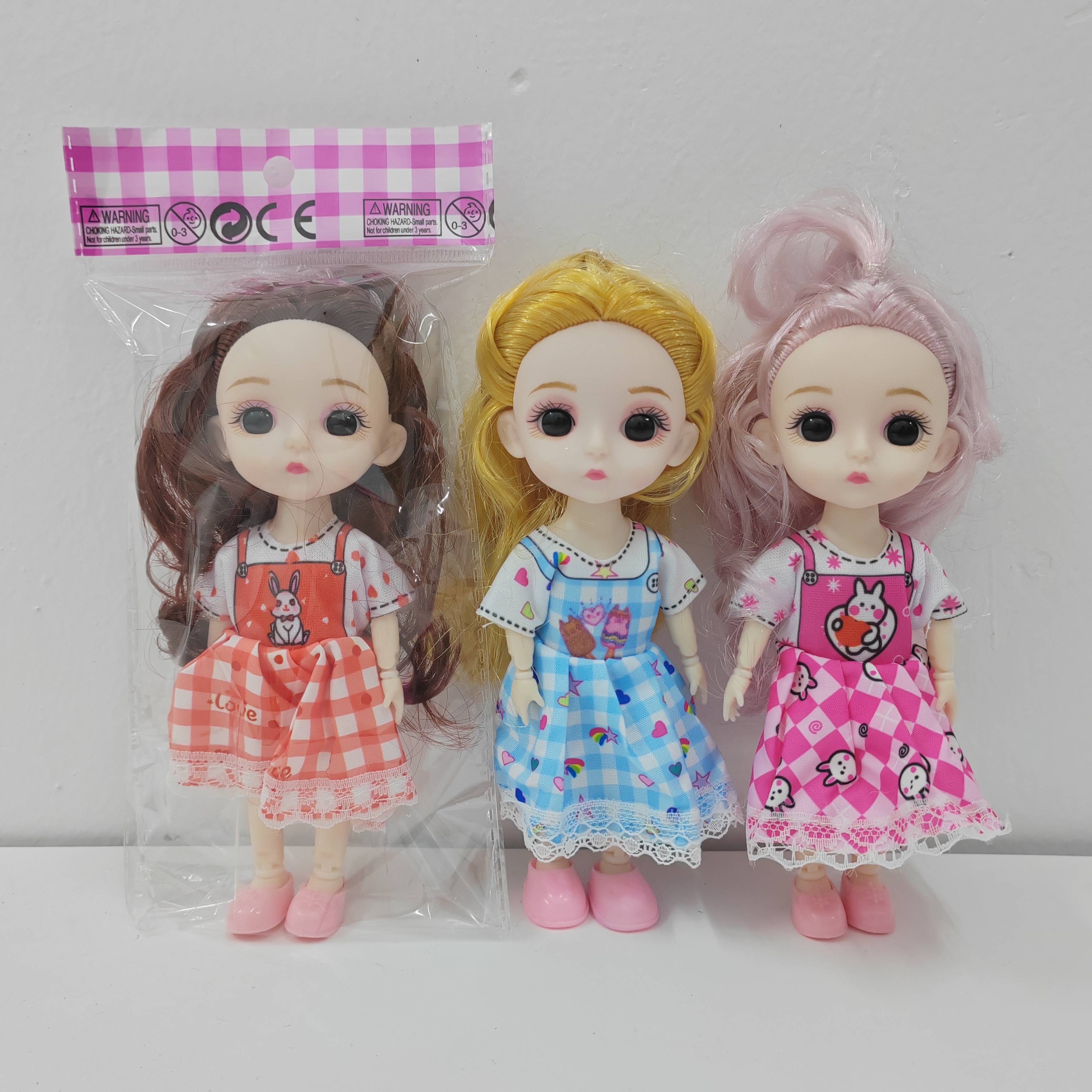 6-inch Multi-Jointed Doll Clothes Assortment