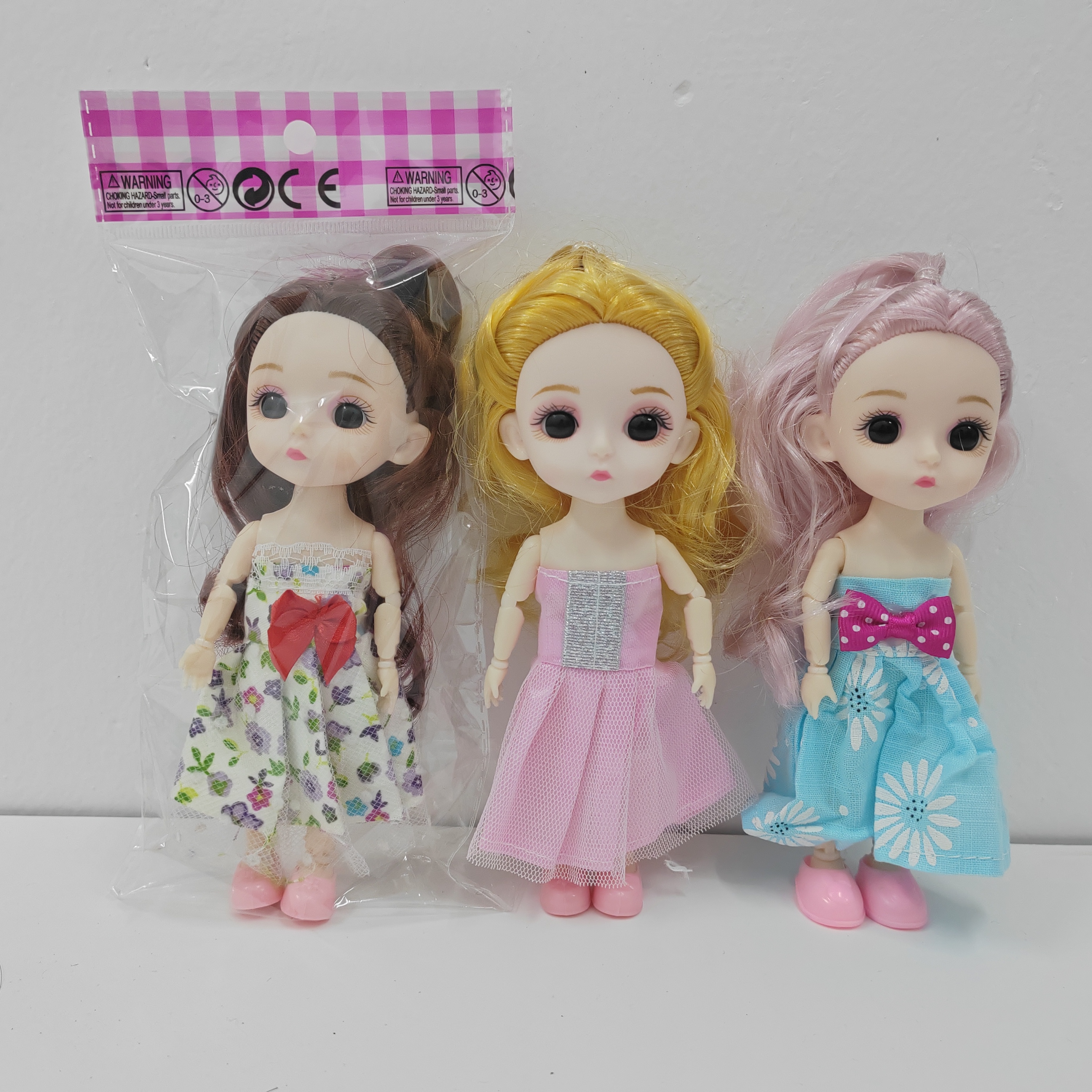 6-inch Multi-Jointed Doll Clothes Assortment