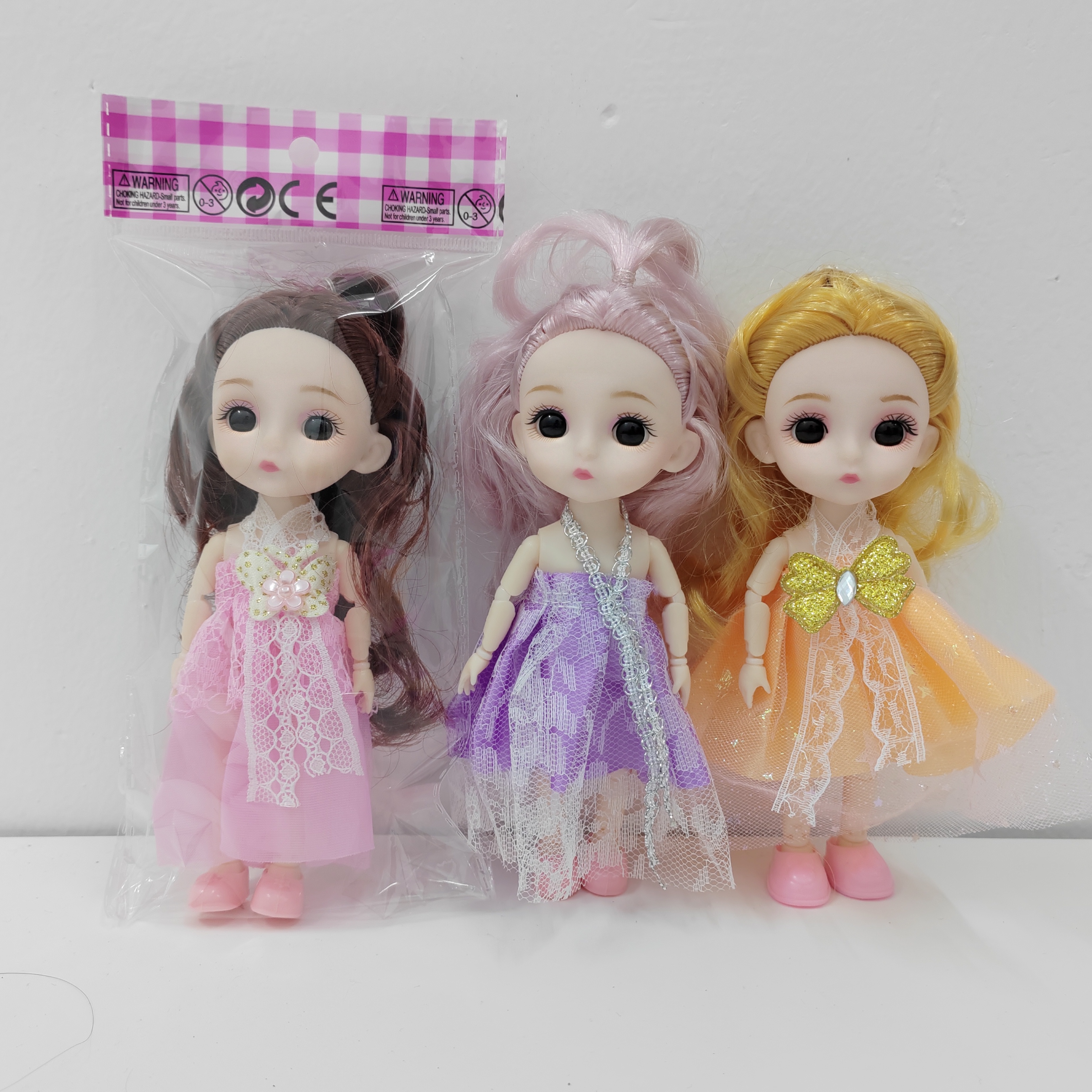 6-inch Multi-Jointed Doll Clothes Assortment