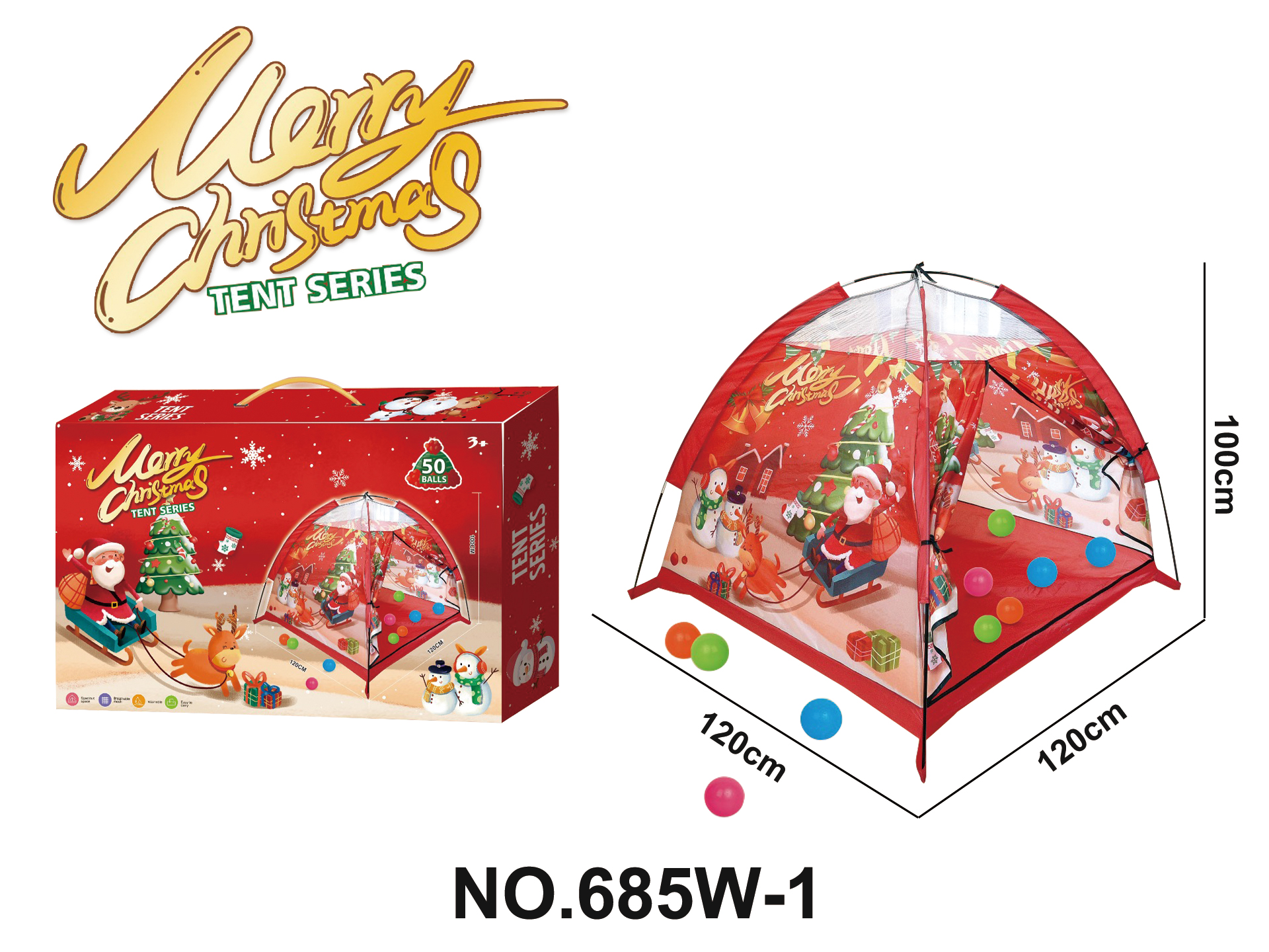 Christmas Beach Tent