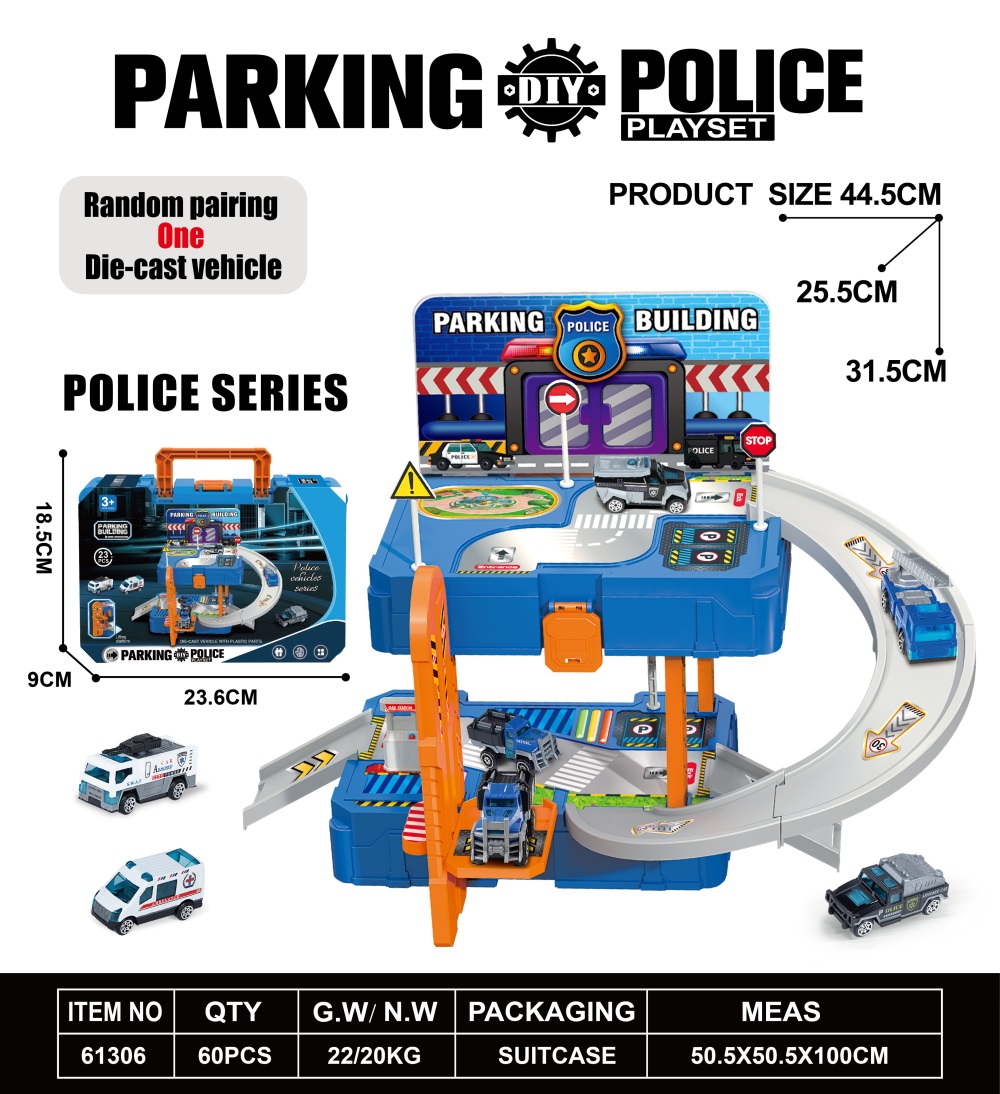 Police Track Parking Garage (Track Police Car Parking Tower)