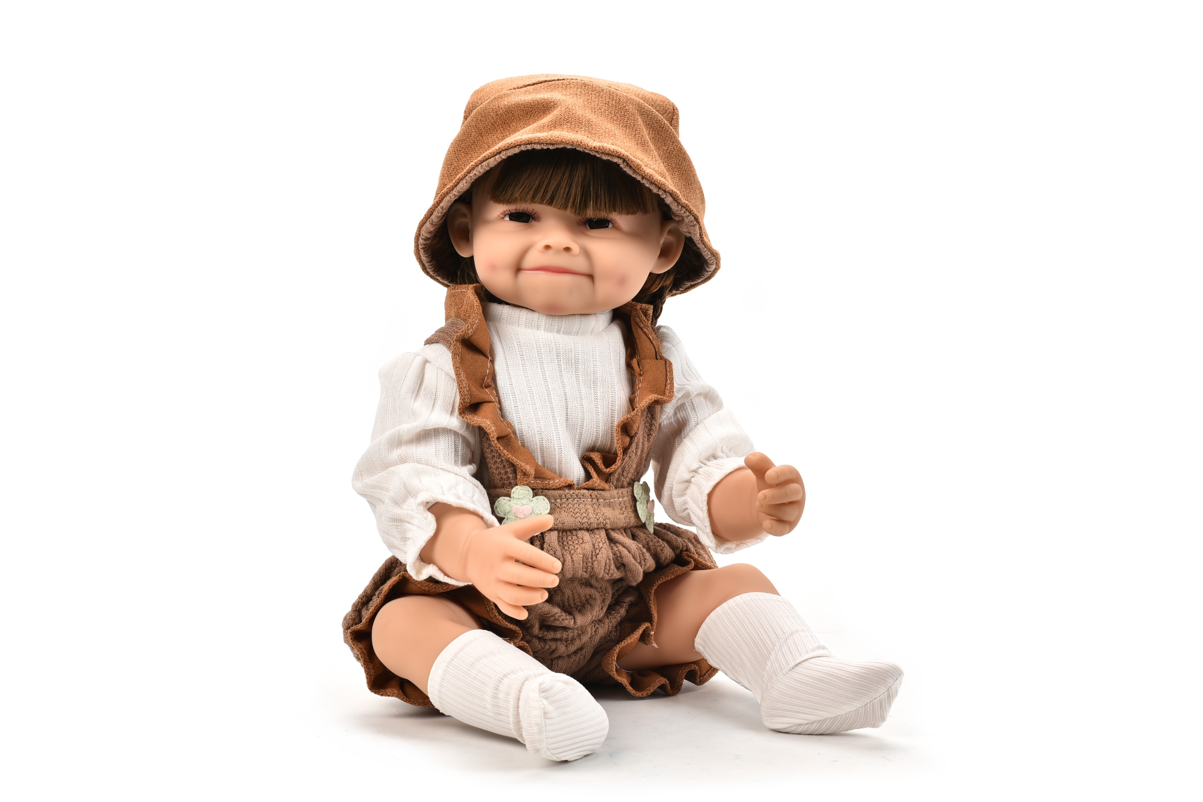 55-60CM Reborn Doll 22-inch Realistic Baby Soft Vinyl Figure Bagged