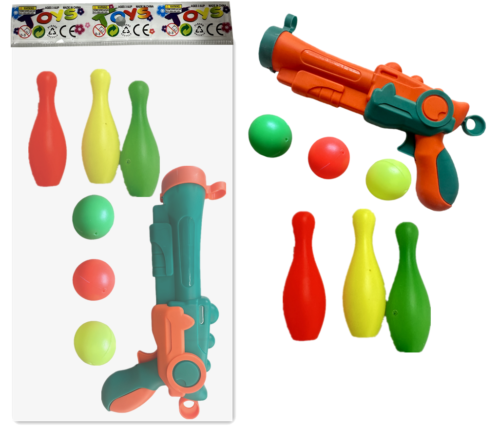 Table Tennis Gun with Bowling Ball
