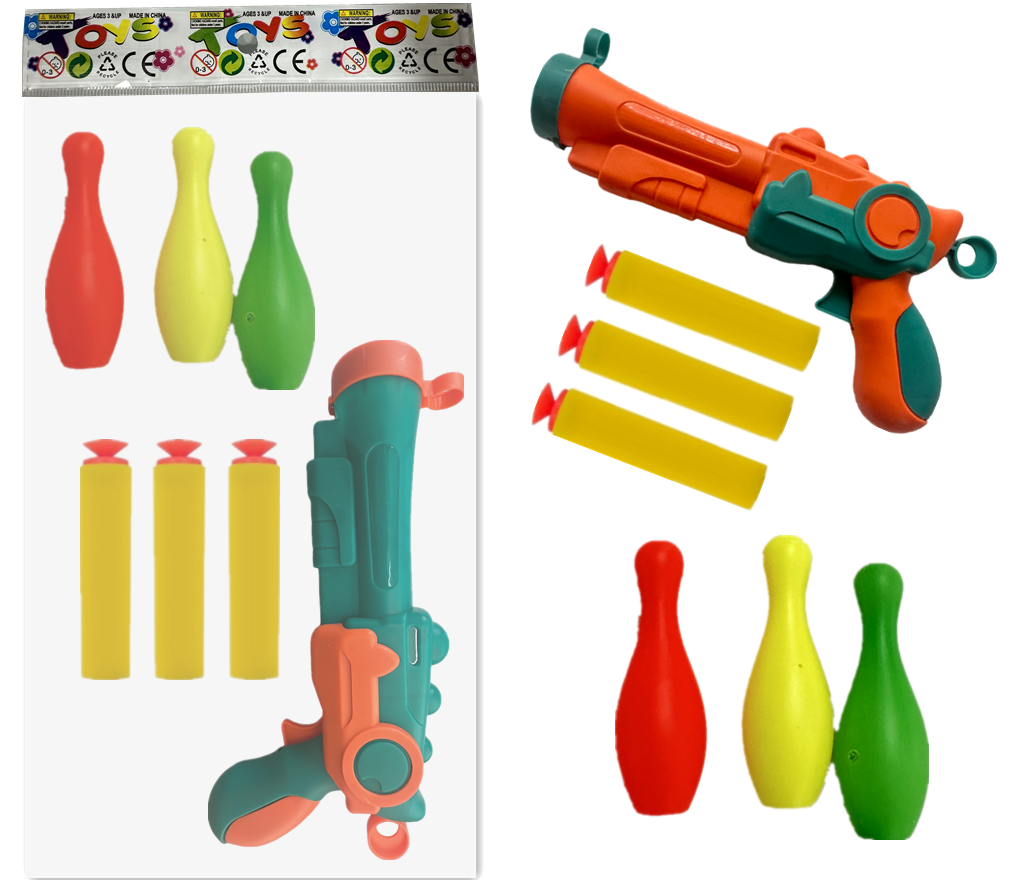 EVA Soft Bullet Gun with Bowling Ball