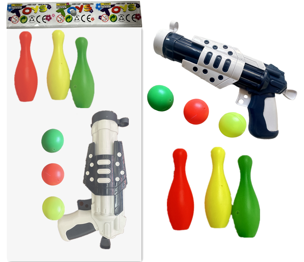 Table Tennis Gun with Bowling Ball