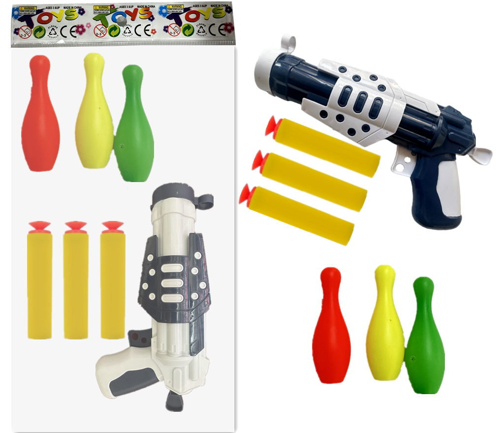 EVA Soft Bullet Gun with Bowling Ball