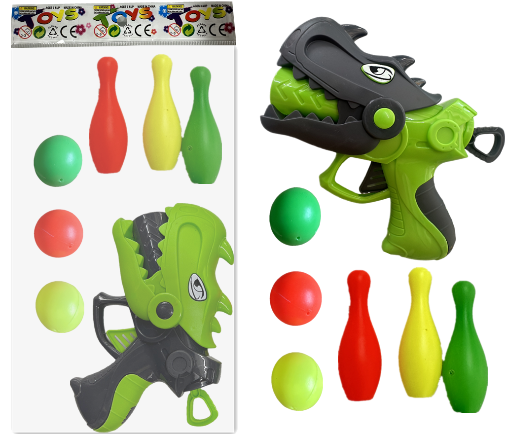Table Tennis Gun with Bowling Ball