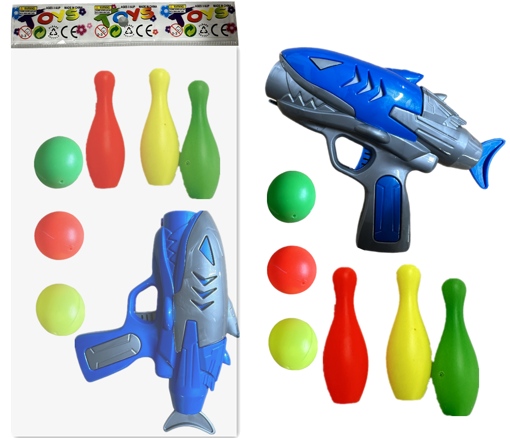 Table Tennis Gun with Bowling Ball