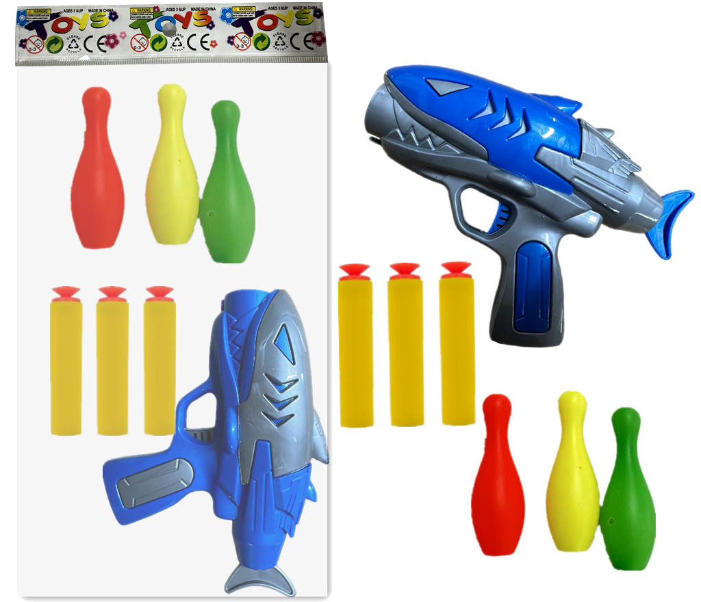 EVA Soft Bullet Gun with Bowling Ball