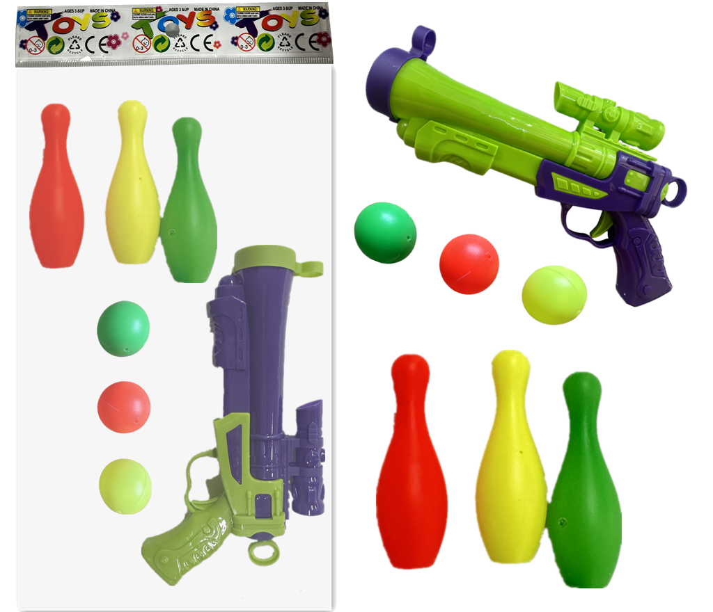 Table Tennis Gun with Bowling Ball