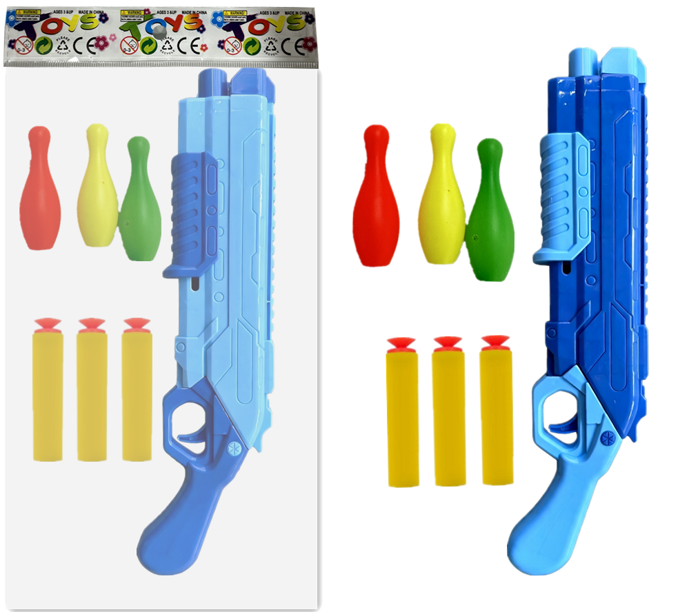 EVA Soft Bullet Gun with Bowling Ball