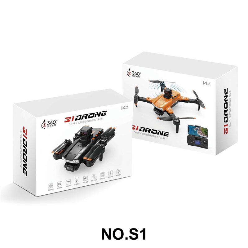 Brushless GPS Dual-Camera Optical Flow RC Drone (5G Single Antenna) WiFi 720P with ESC/7.4V/Remote Controller with Display