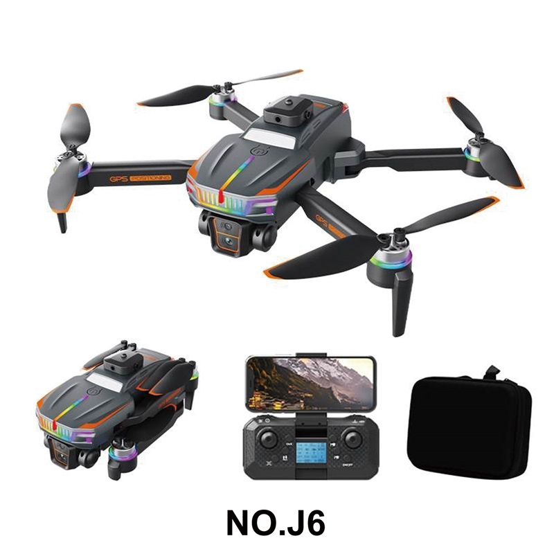 RC Drone with Brushless GPS Dual Camera Optical Flow (5G Single Antenna) WiFi 720P with ESC/7.4V/Remote Controller with Screen/Built-in Rechargeable Battery