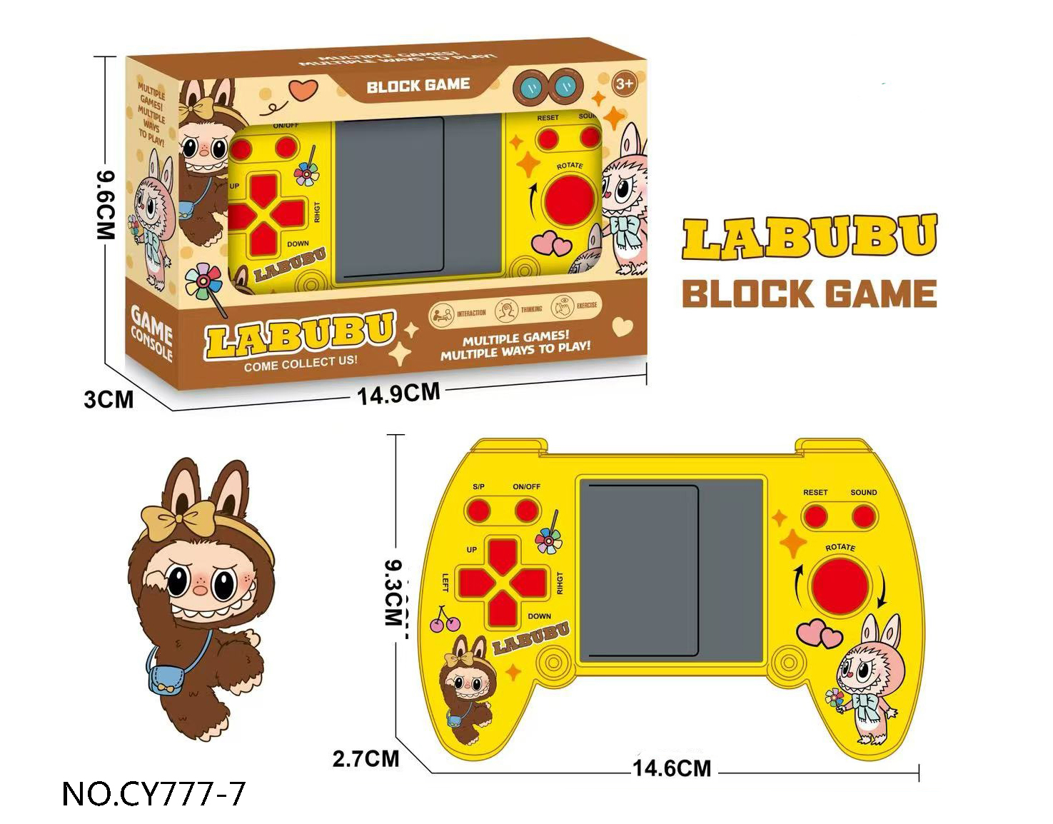 Labubu Classic Game Console 2*AA Not Included