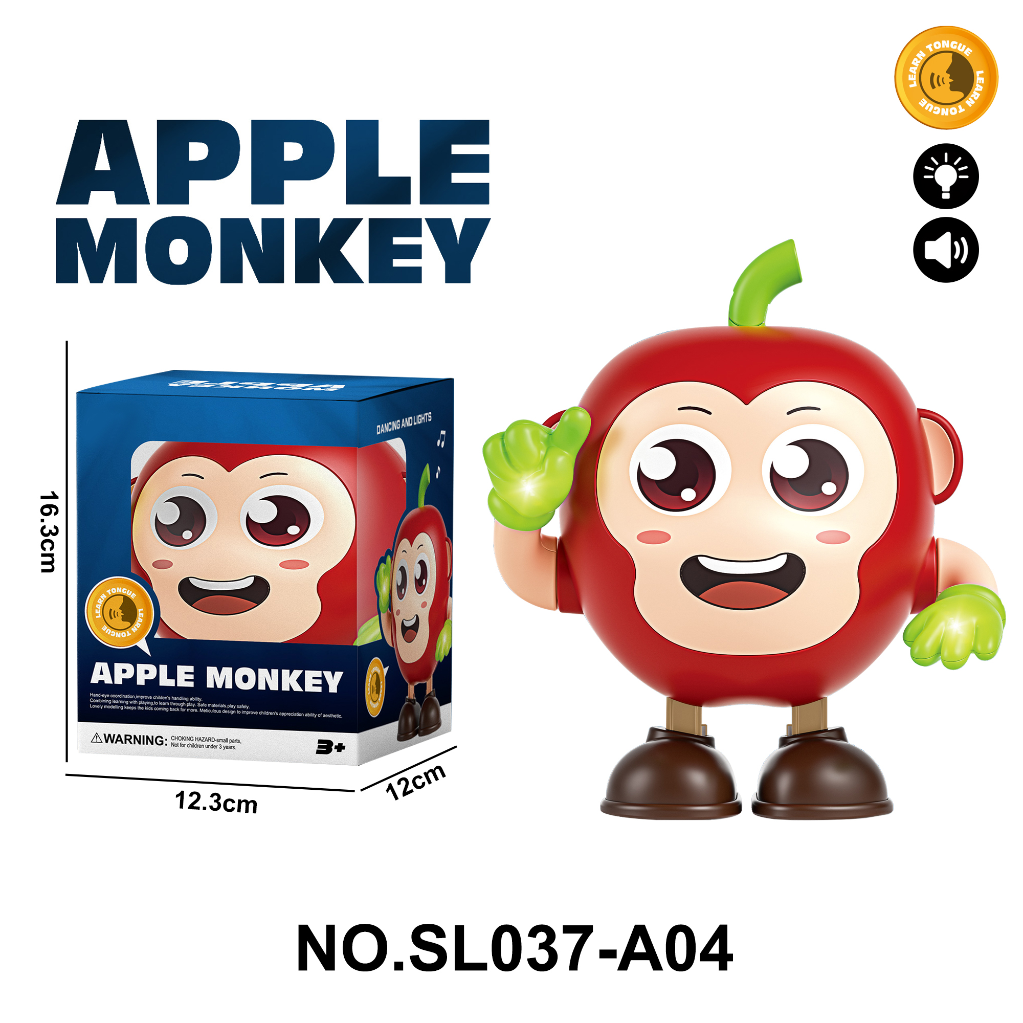 Light-Up Musical Walking Dancing Apple