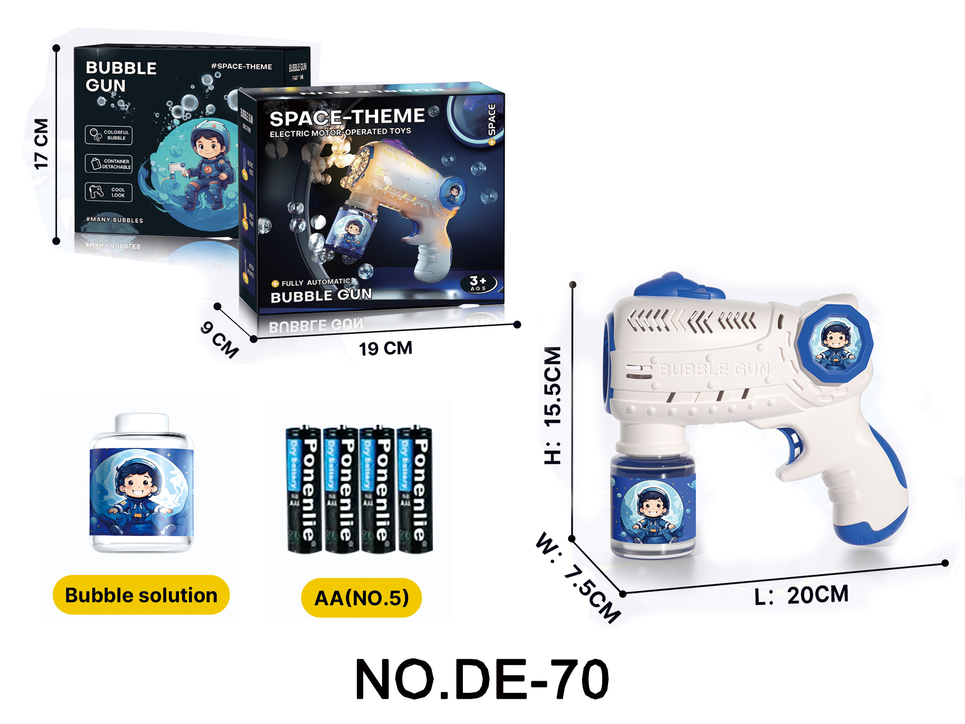 Space Bubble Machine [Blue