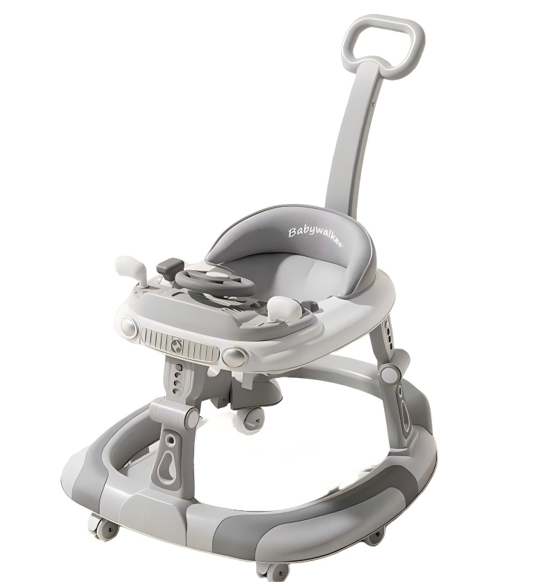 Hebei Baby Walker - Push Handle Walker (Gray, Khaki, Pink, Black)