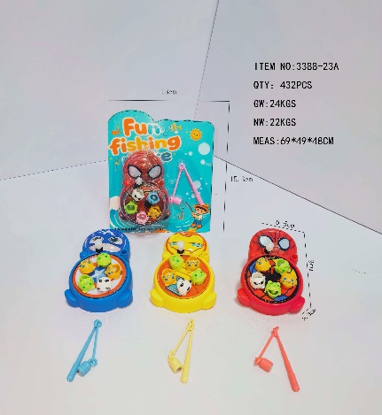 Colorful Fishing Basket Game