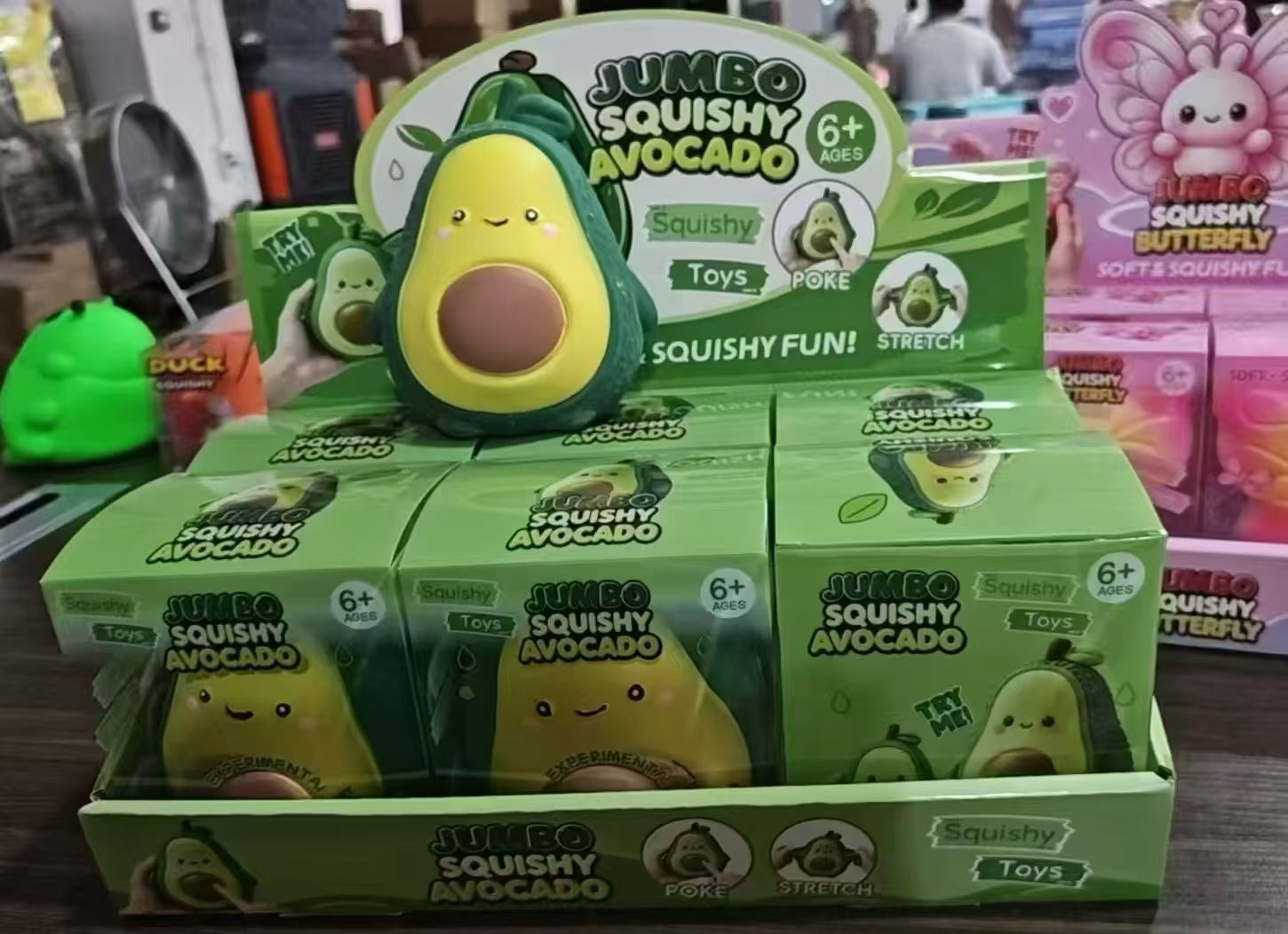 Single PVC Box of Flour Avocado