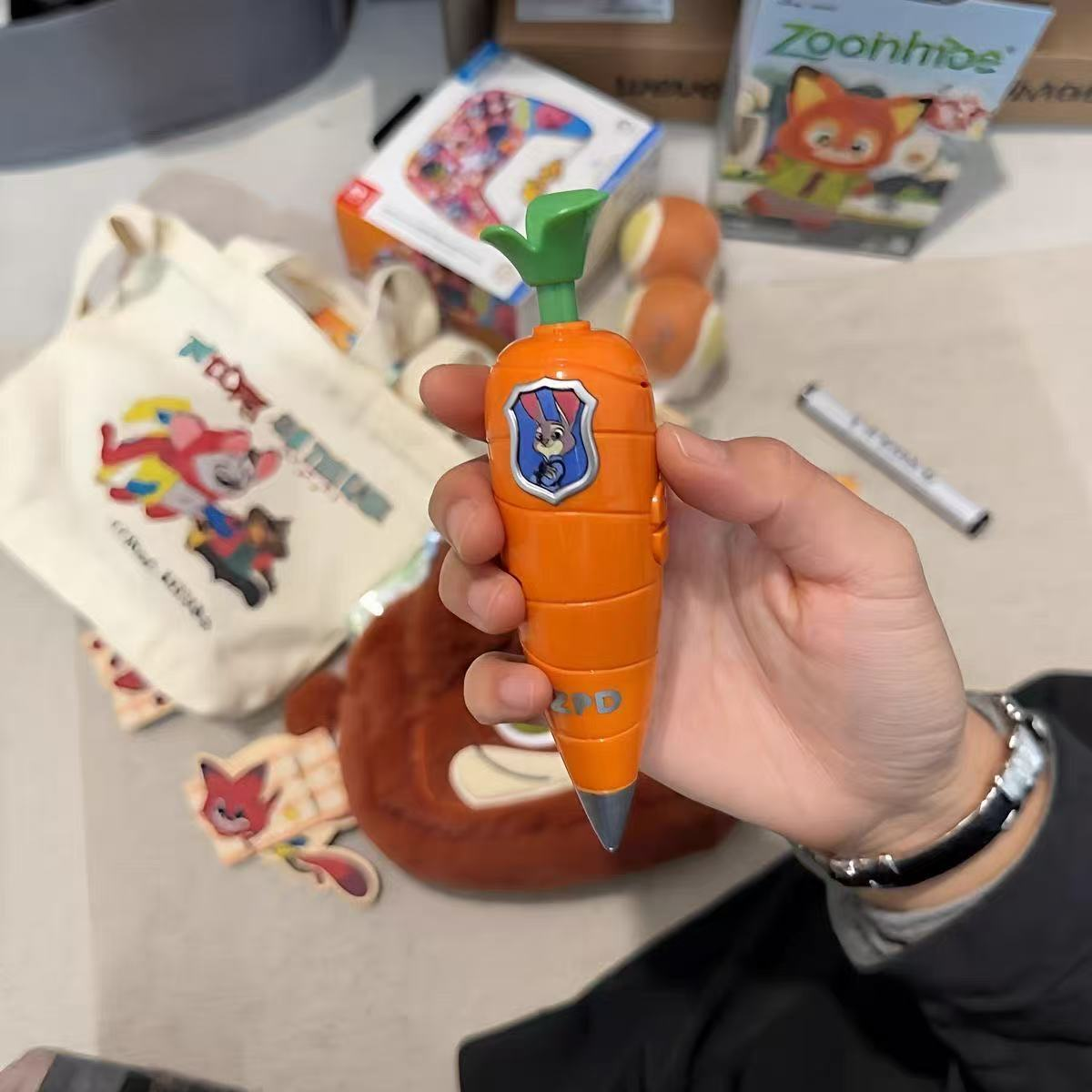 Children's Educational Toy Parent-Child Interactive Tabletop Game Carrot Voice Recorder
