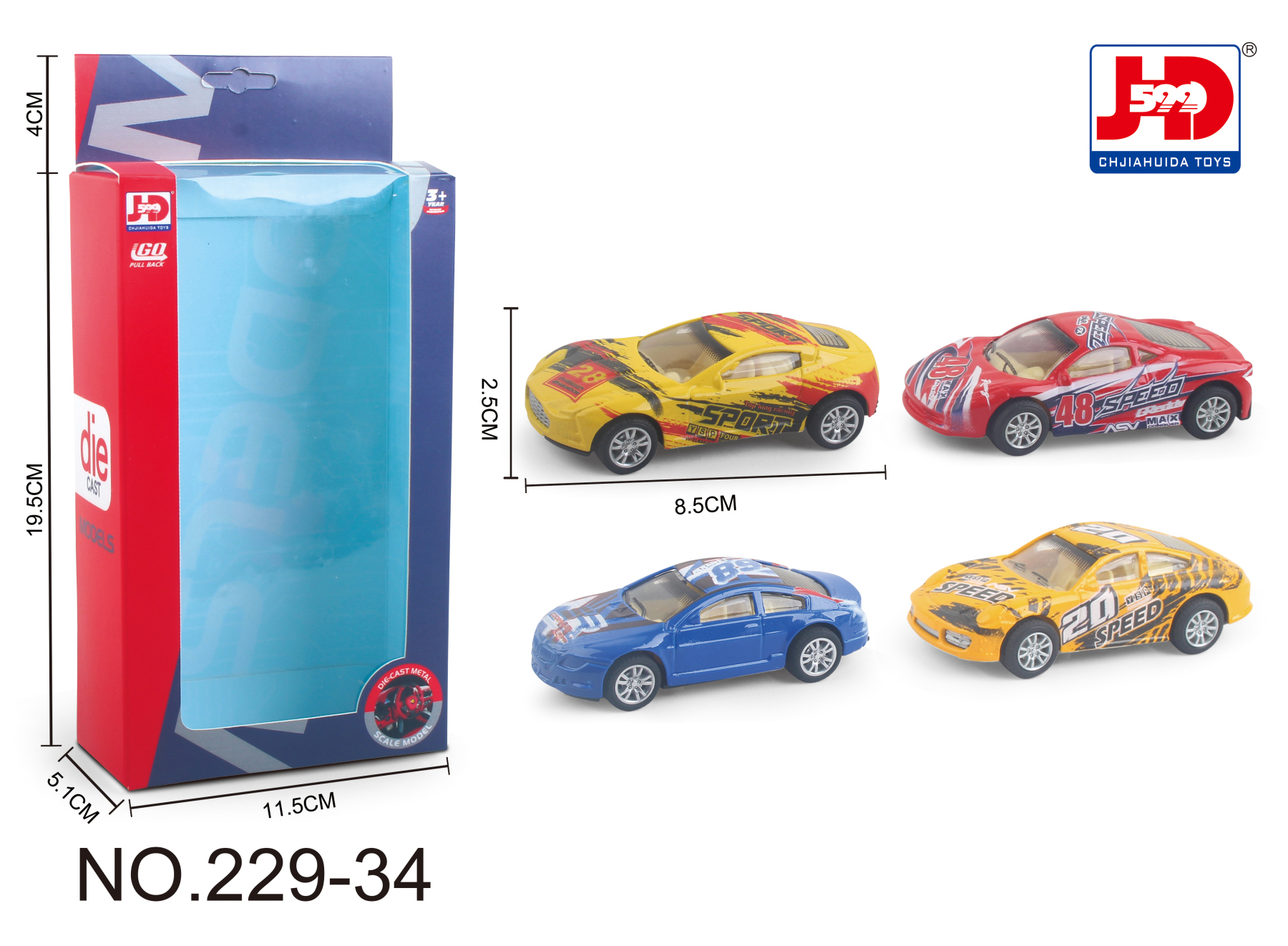 Kids Toy / Alloy Pull Back Racing Car
